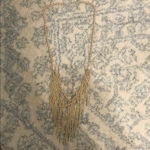 Kendra Scott Gold Tassel Statement Necklace